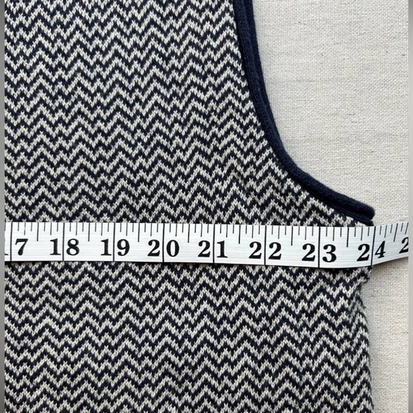 VTG NWT Old Glory Mens XL Blue Knit Sweater Vest Button Up Golf Preppy Travel - Picture 5 of 6